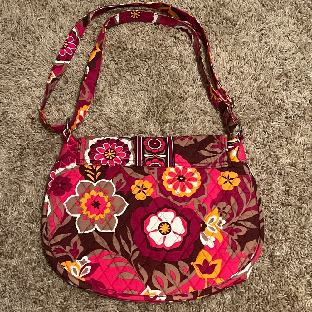 Vera Bradley Retired Carnaby Pattern Shoulder Bag